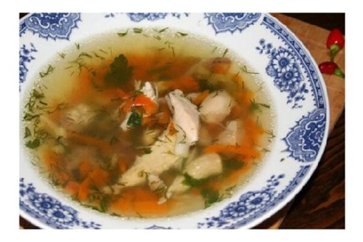 Clear & Quick Chicken Soup