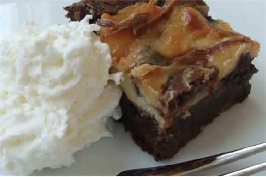 Dark Shadows Baileys Chocolate Cheesecake Brownies