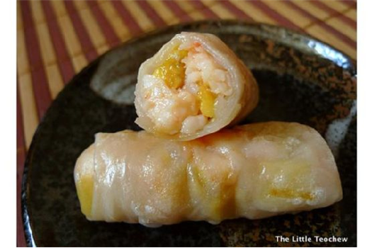 Banana Prawn Rolls