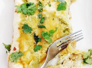 Slow Cooker Chicken Verde Enchilada