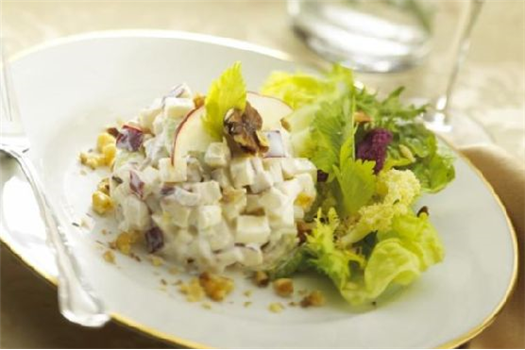 Waldorf Salad With Fresh Goat Cheese