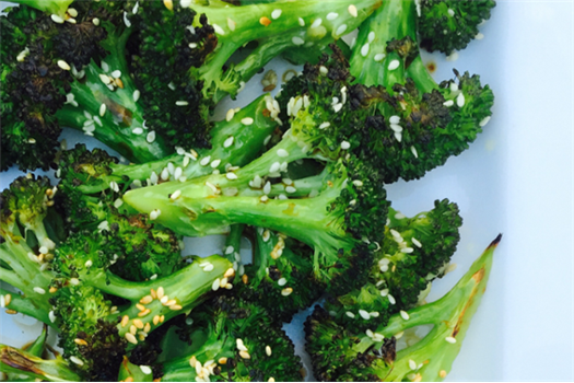 Simple Sesame Roasted Broccoli + Cookbook #Giveaway