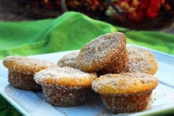 Gluten-free Pumpkin Doughnut Holes (a.k.a. Mini Muffins)