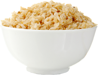 cooked brown rice