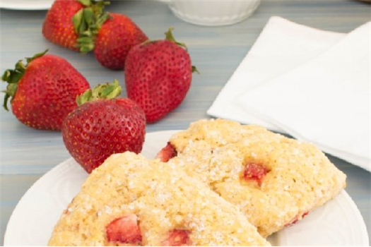 Strawberry Scones