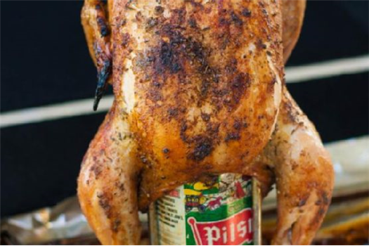 Barbecued Beer Can Chicken