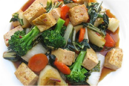 Thai Tofu With Bok Choy