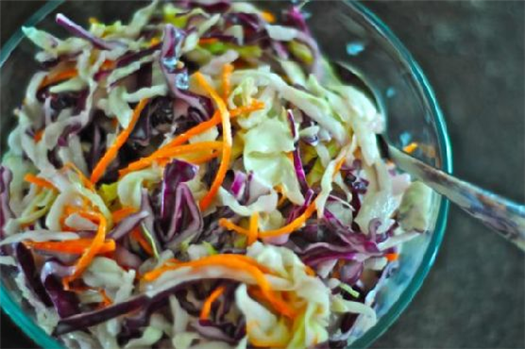 Deceptively Non-Creamy Creamy Coleslaw