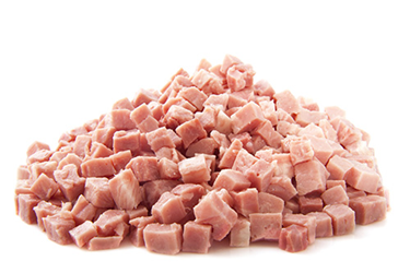 diced ham