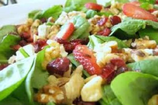 Fruit and Spinach Salad with "Xocai Activ" Vinaigrette