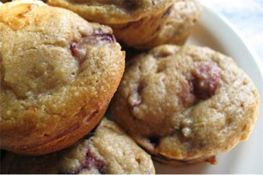 Cherry Blueberry Muffins