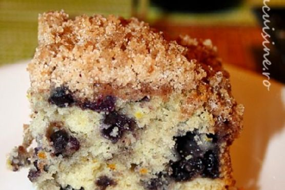 Blueberry Buckle / fluffy cake with blueberries