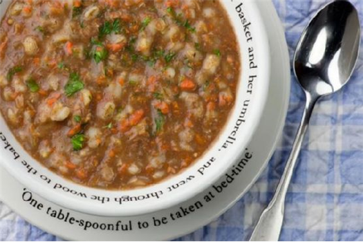 Slow Cooker Beef Barley Soup