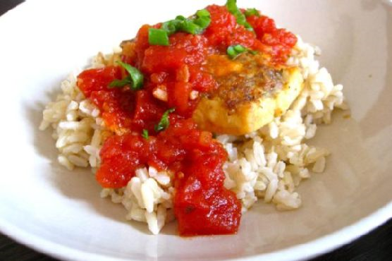 Pork-Stuffed Tofu With Tomato Sauce