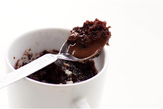 Microwave Eggless Chocolate Lave Mug Cake