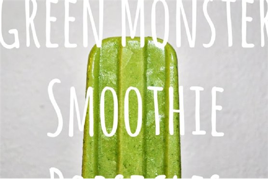 Green Monster Smoothie Popsicles