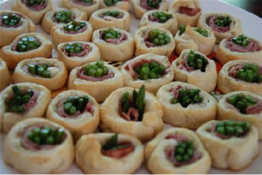  Asparagus & Ham Spirals