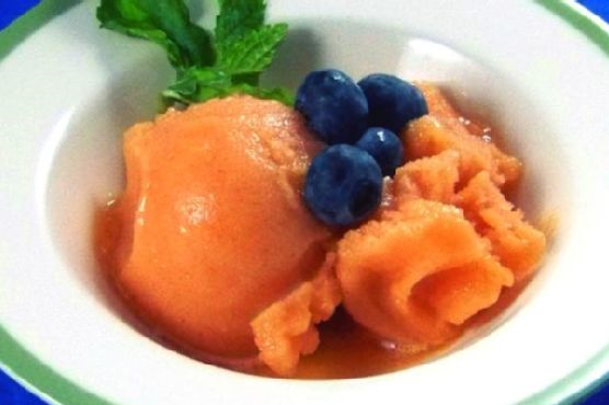 Peach-Ginger Sorbet