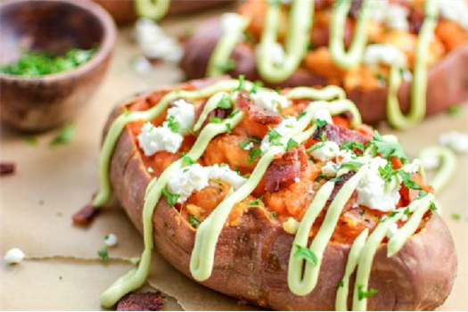 Brown Butter Twice Baked Sweet Potatoes