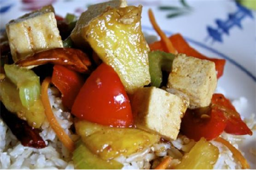 Tofu Pineapple Stir-Fry