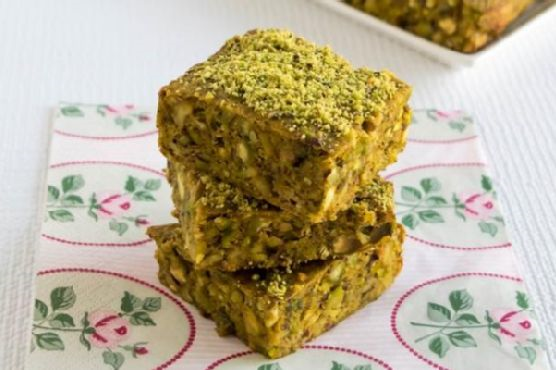 Gluten Free Butternut Squash Pistachio Bars