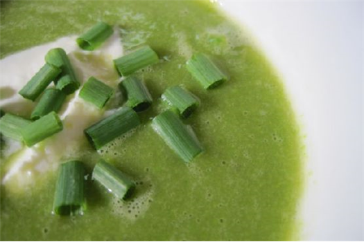 Asparagus and Pea Soup: Real Convenience Food