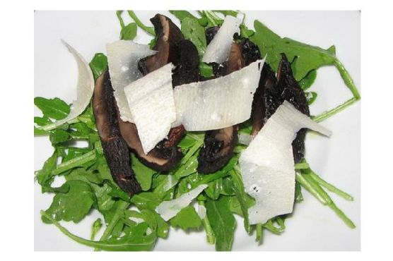 Grilled Portobello Salad With Shaved Parmigiano-Reggiano