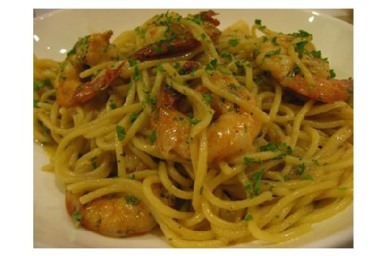 Lemon Pasta With Shrimp