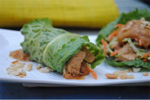 Thai "Chicken" Wraps