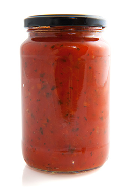 canned tomato sauce