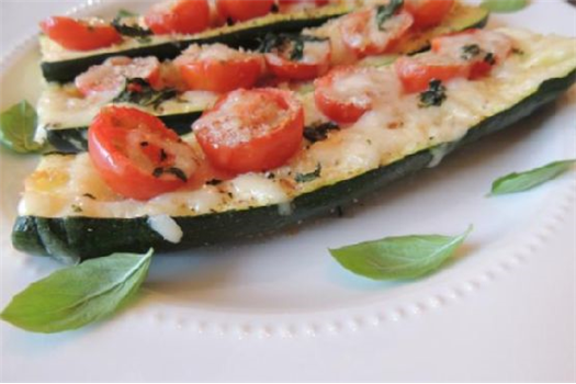 Zucchini Pizza Boats