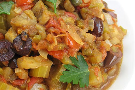 Tomato and Eggplant Caponata