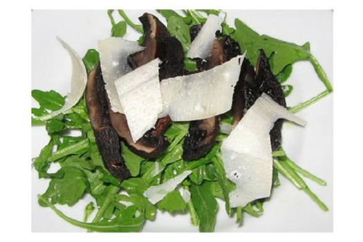 Grilled Portobello Salad With Shaved Parmigiano-Reggiano