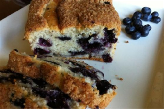  Blueberry Chia-Poppy Seed Loaf - Gluten and Dairy Free