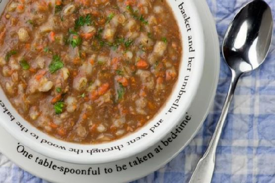 Slow Cooker Beef Barley Soup