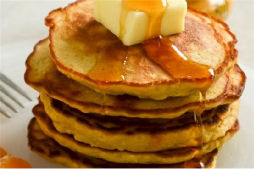 Orange Oatmeal Pancakes